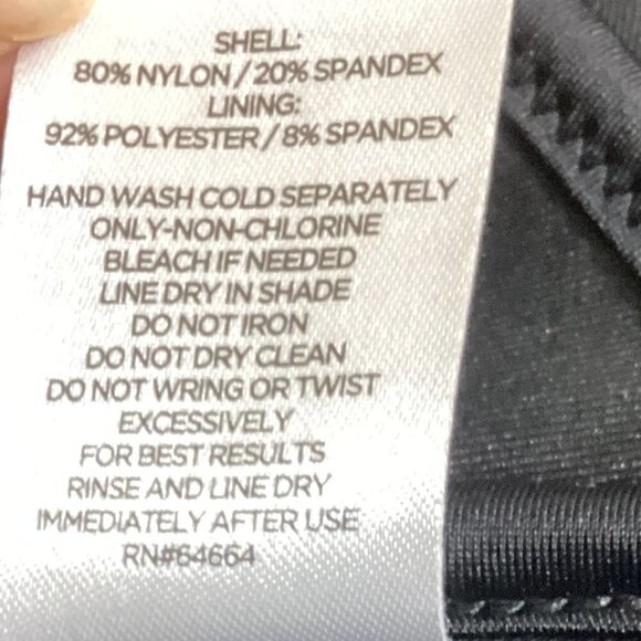 Shade & Shore Black Bikini Sexy Fishnet Macrame Sz 36DD Top XL Bottom 254A - Picture 10 of 10